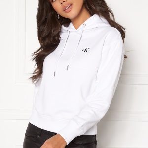 Calvin Klein Jeans CK Embroidery Hoodie Bright White XS