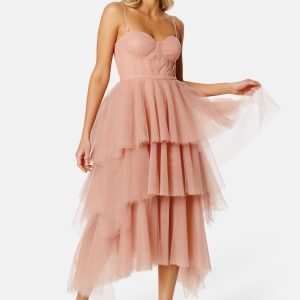 Elle Zeitoune Mason Bustier Dress Rose S (UK10)