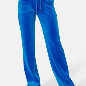 Juicy Couture Del Ray Classic Velour Pant Skydiver M